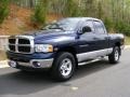 2003 Patriot Blue Pearl Dodge Ram 1500 SLT Quad Cab 4x4  photo #1