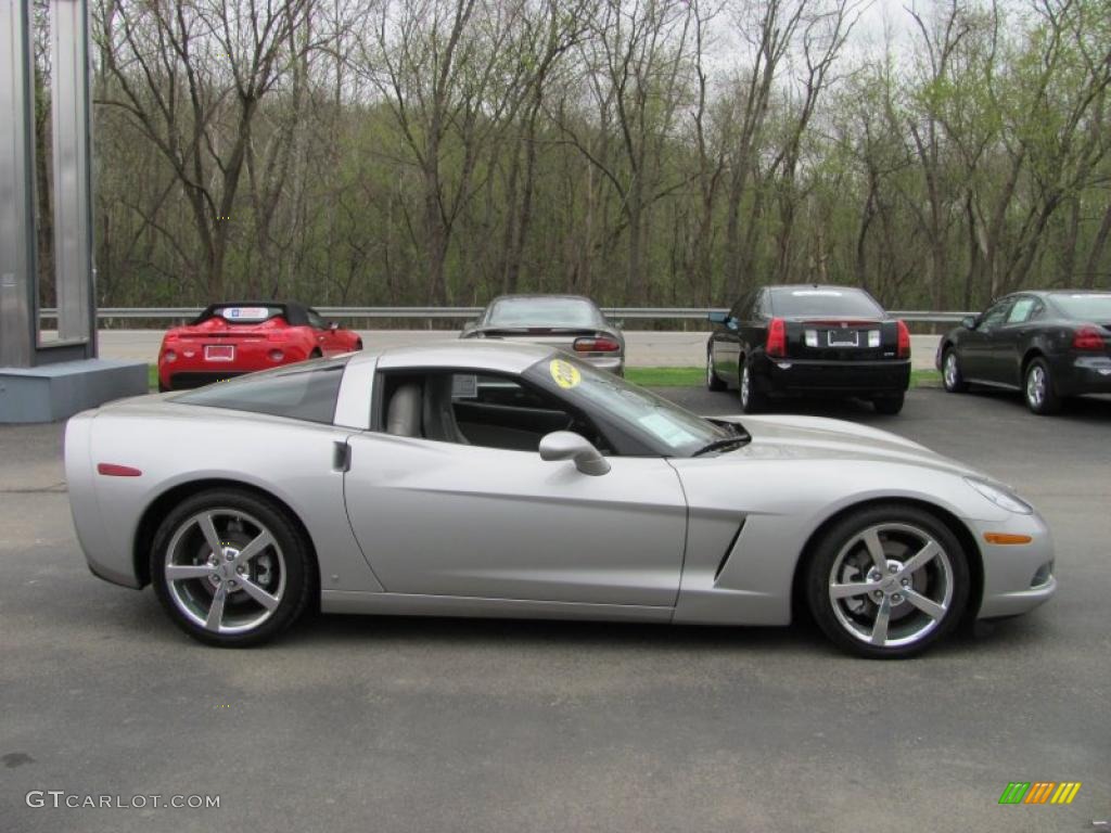 2008 Corvette Coupe - Machine Silver Metallic / Titanium photo #18