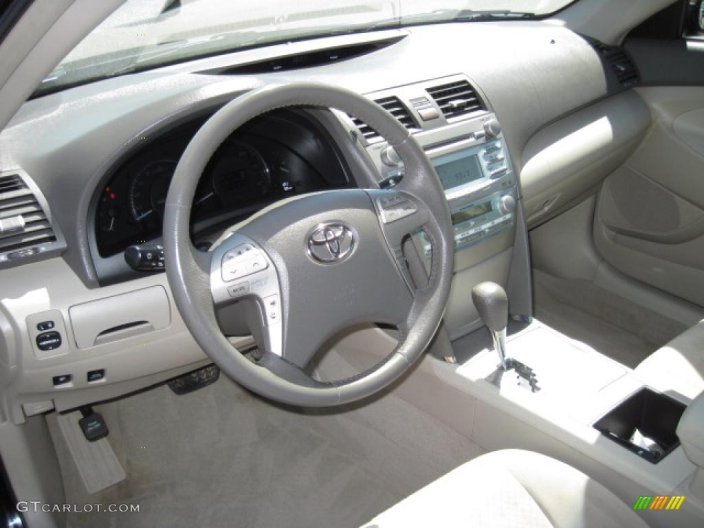 2007 Camry Hybrid - Black / Bisque photo #14