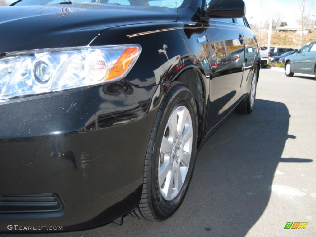 2007 Camry Hybrid - Black / Bisque photo #25