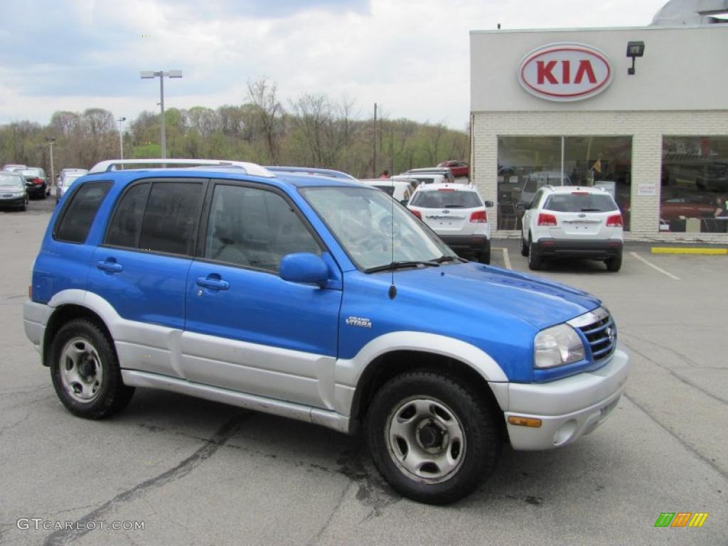 2005 Grand Vitara LX - Cosmic Blue Metallic / Gray photo #1