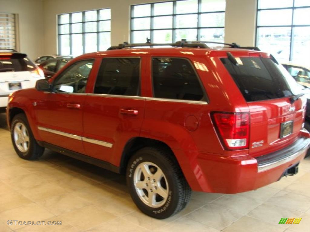 2006 Grand Cherokee Limited 4x4 - Red Rock Crystal Pearl / Medium Slate Gray photo #3