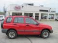 2001 Wildfire Red Chevrolet Tracker Hardtop 4WD  photo #2
