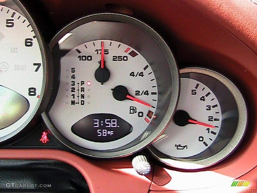 2007 911 Turbo Coupe - Arctic Silver Metallic / Terracotta photo #36