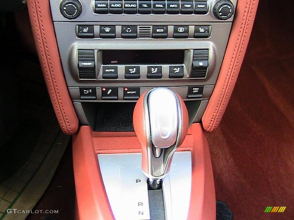 2007 911 Turbo Coupe - Arctic Silver Metallic / Terracotta photo #40