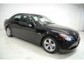 Jet Black - 5 Series 525i Sedan Photo No. 2