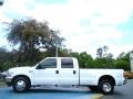 2003 Oxford White Ford F350 Super Duty Lariat Crew Cab 4x4 Dually  photo #2