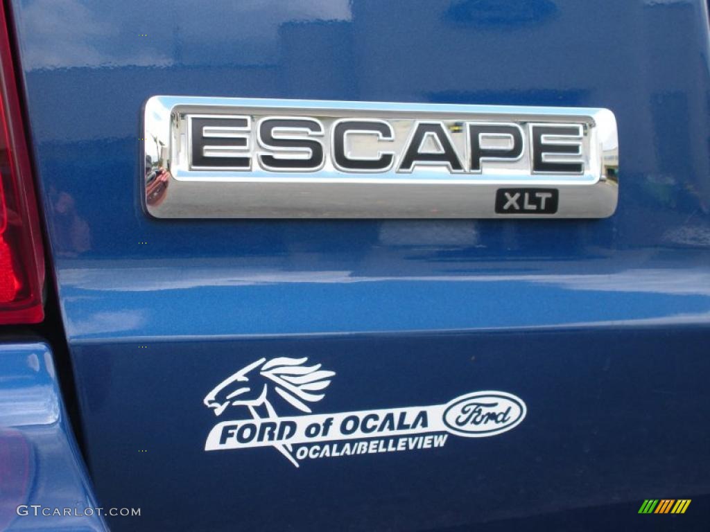 2008 Escape XLT V6 - Vista Blue Metallic / Stone photo #9