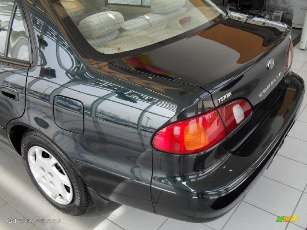 1999 Corolla LE - Dark Emerald Pearl / Pebble Beige photo #7