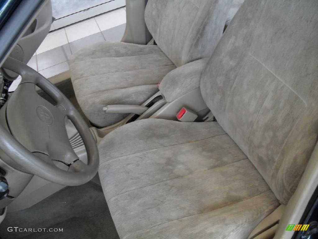 1999 Corolla LE - Dark Emerald Pearl / Pebble Beige photo #29