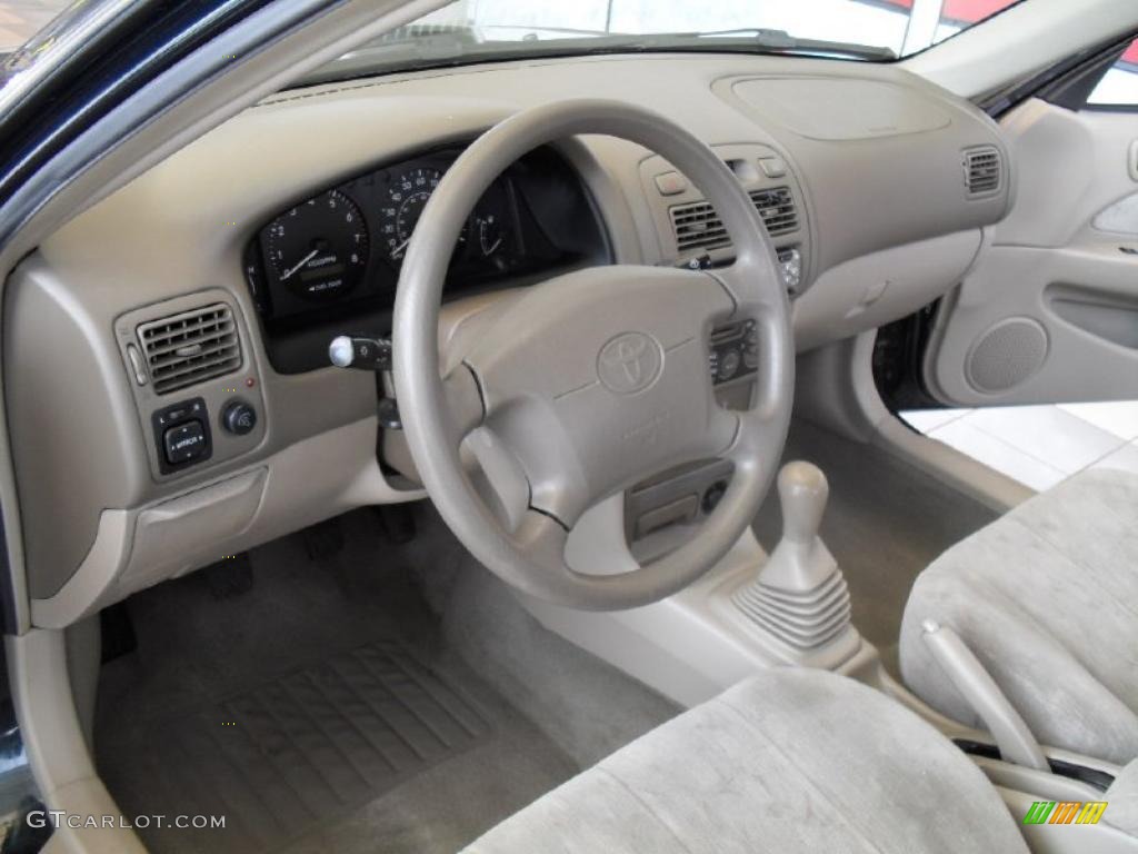 1999 Corolla LE - Dark Emerald Pearl / Pebble Beige photo #30