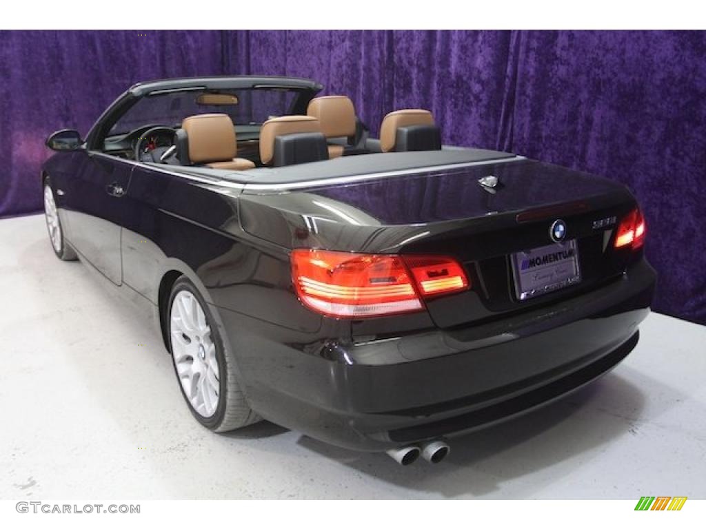 2008 3 Series 328i Convertible - Jet Black / Saddle Brown/Black photo #19