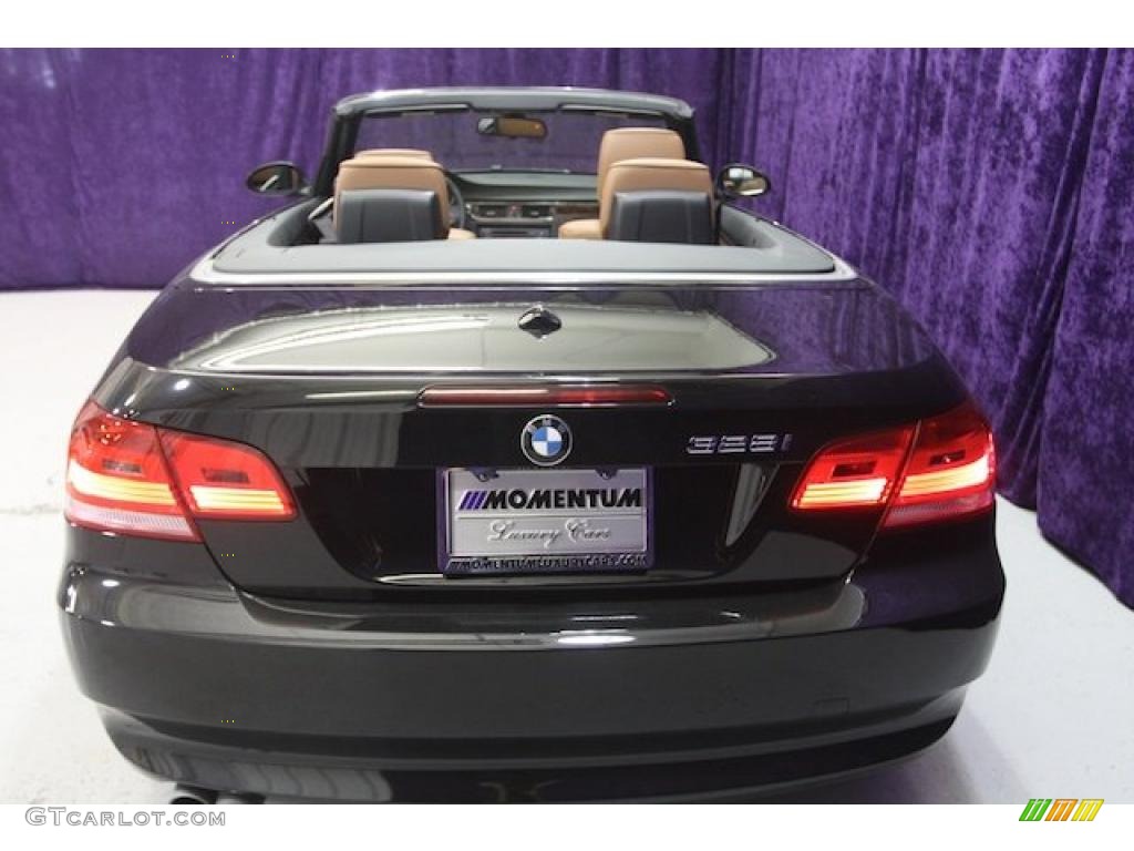 2008 3 Series 328i Convertible - Jet Black / Saddle Brown/Black photo #20