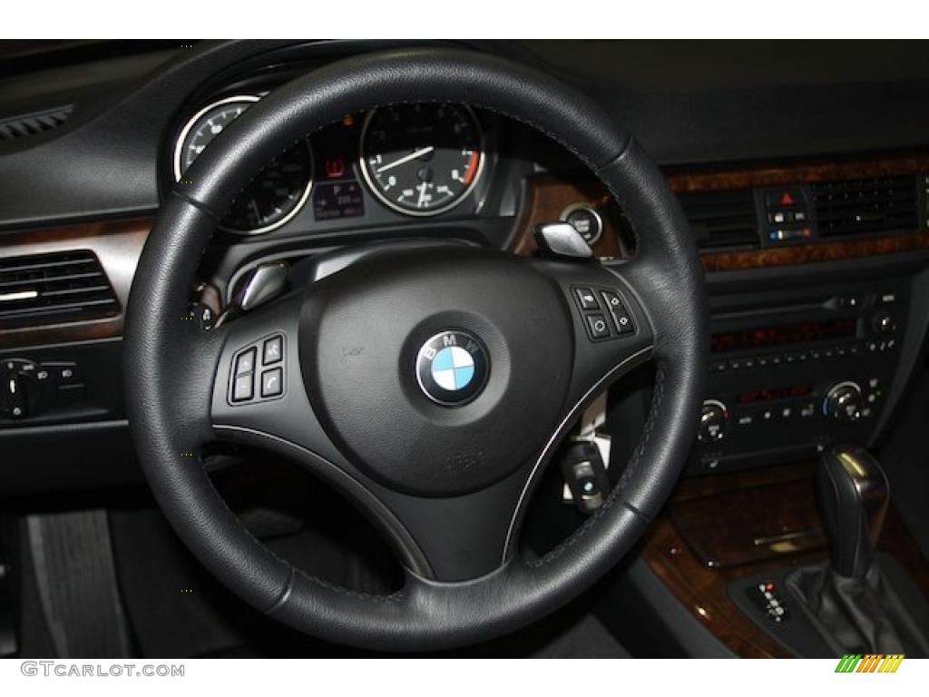 2008 3 Series 328i Convertible - Jet Black / Saddle Brown/Black photo #23