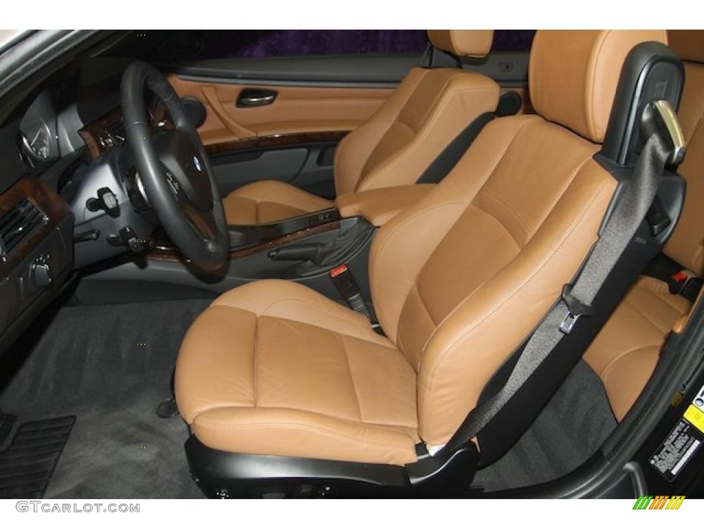 2008 3 Series 328i Convertible - Jet Black / Saddle Brown/Black photo #24