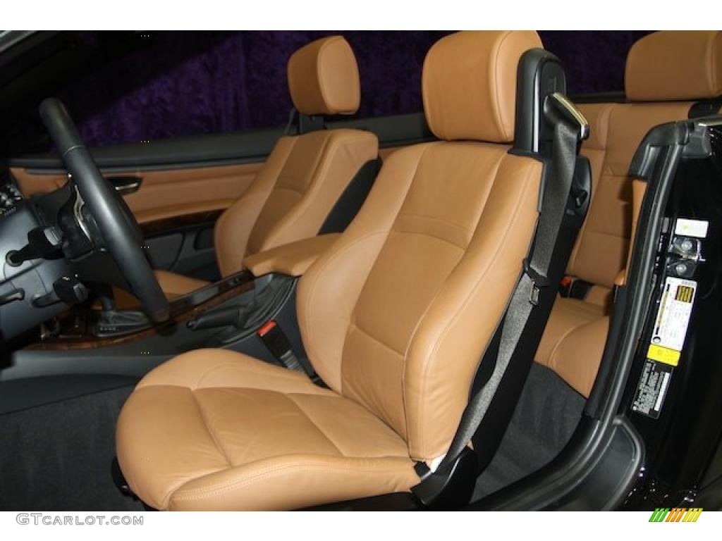 2008 3 Series 328i Convertible - Jet Black / Saddle Brown/Black photo #26