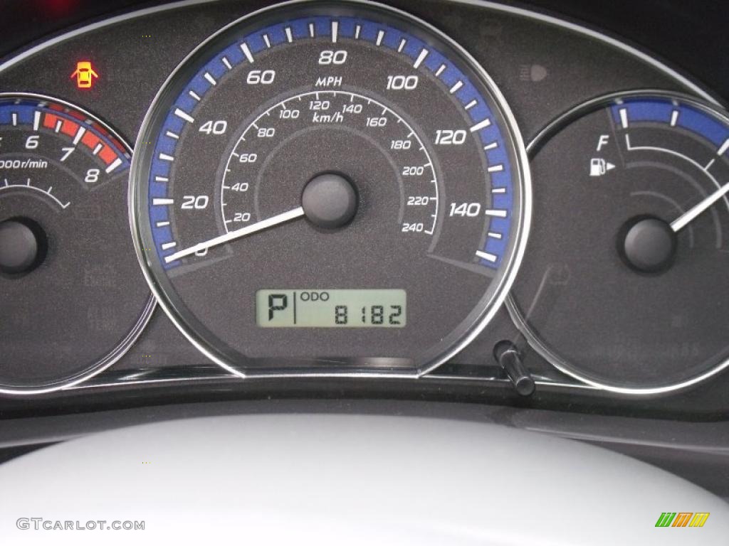 2010 Forester 2.5 X Premium - Steel Silver Metallic / Platinum photo #10