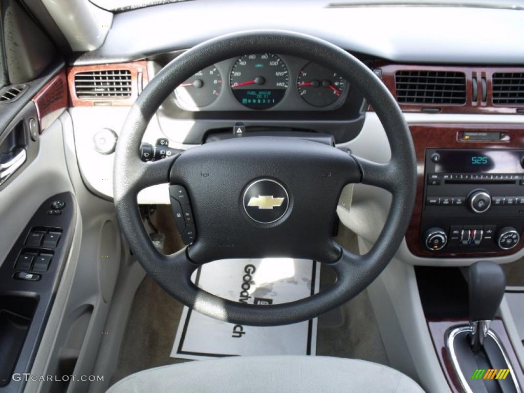 2009 Impala LS - Imperial Blue Metallic / Gray photo #18