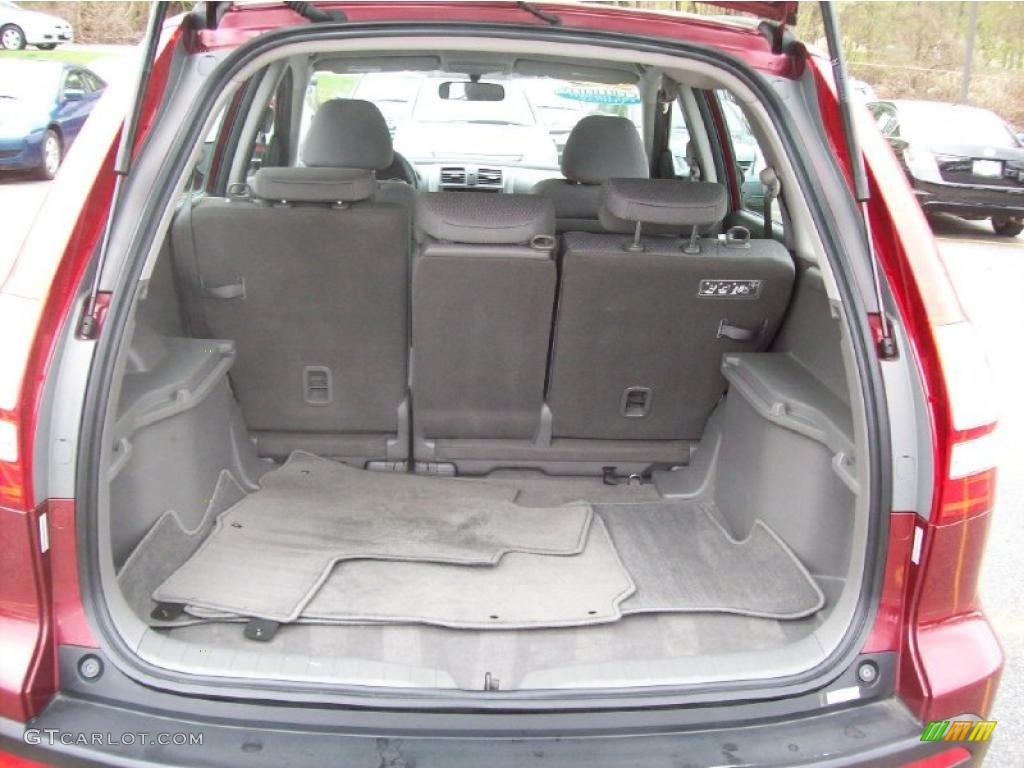 2007 CR-V LX 4WD - Tango Red Pearl / Gray photo #8