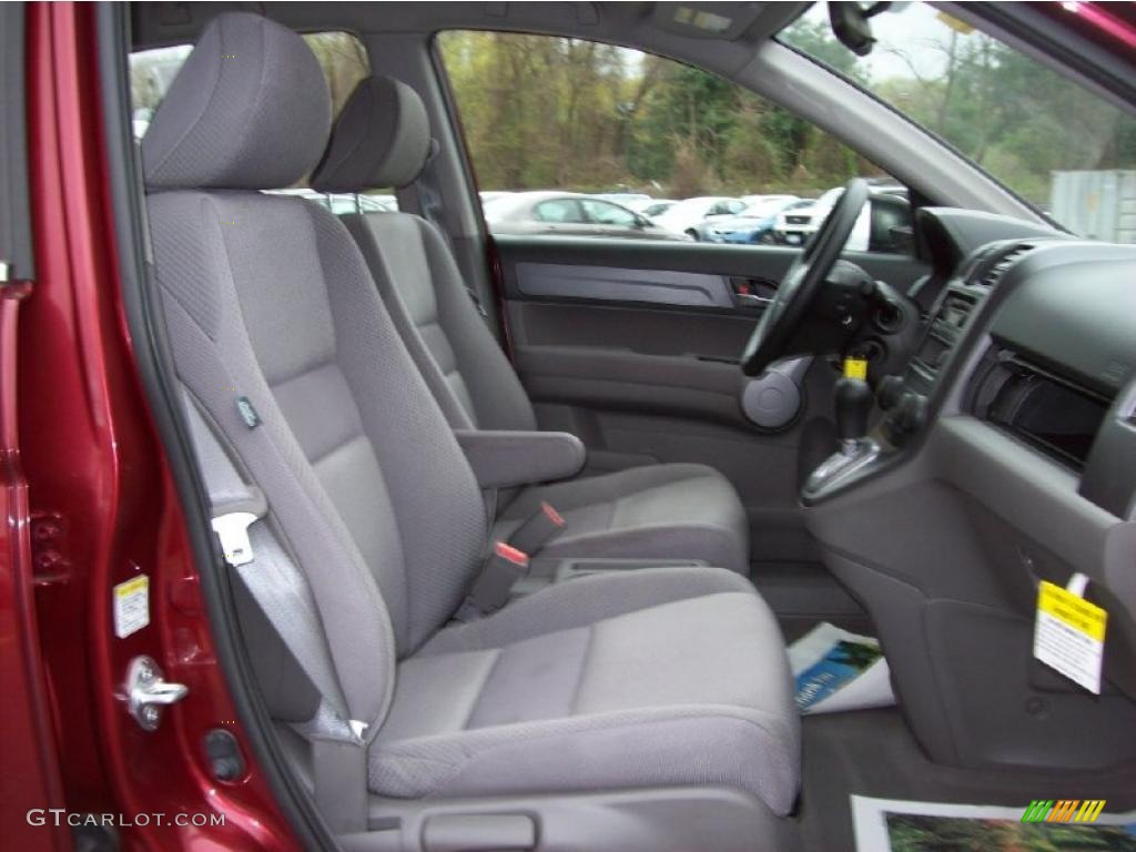 2007 CR-V LX 4WD - Tango Red Pearl / Gray photo #15