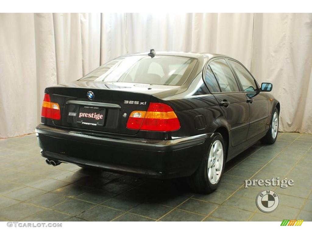 2005 3 Series 325xi Sedan - Jet Black / Black photo #2