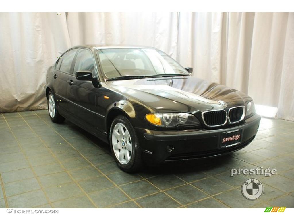 2005 3 Series 325xi Sedan - Jet Black / Black photo #7