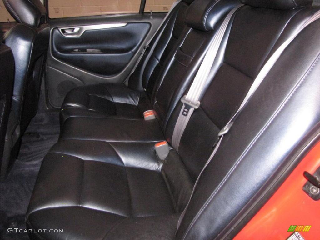 2004 S60 R AWD - Ruby Red Metallic / Nordkap Black/Blue R Metallic photo #12