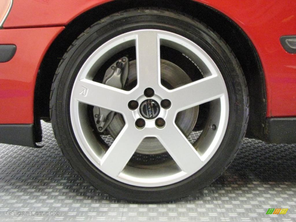 2004 S60 R AWD - Ruby Red Metallic / Nordkap Black/Blue R Metallic photo #21