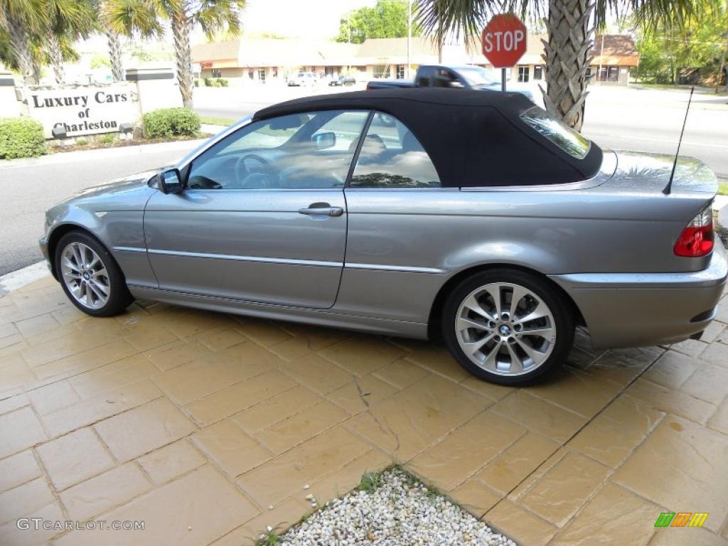 2006 3 Series 330i Convertible - Silver Grey Metallic / Black photo #11