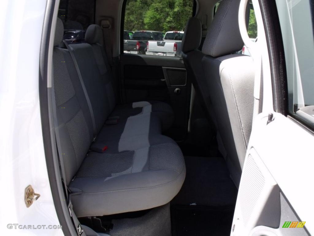 2006 Ram 1500 SLT Quad Cab - Bright White / Medium Slate Gray photo #14