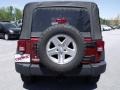 2008 Red Rock Crystal Pearl Jeep Wrangler Unlimited Rubicon 4x4  photo #4