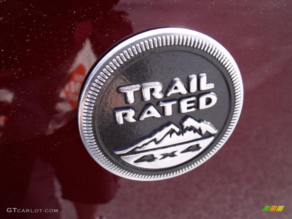 2008 Wrangler Unlimited Rubicon 4x4 - Red Rock Crystal Pearl / Dark Slate Gray/Med Slate Gray photo #11
