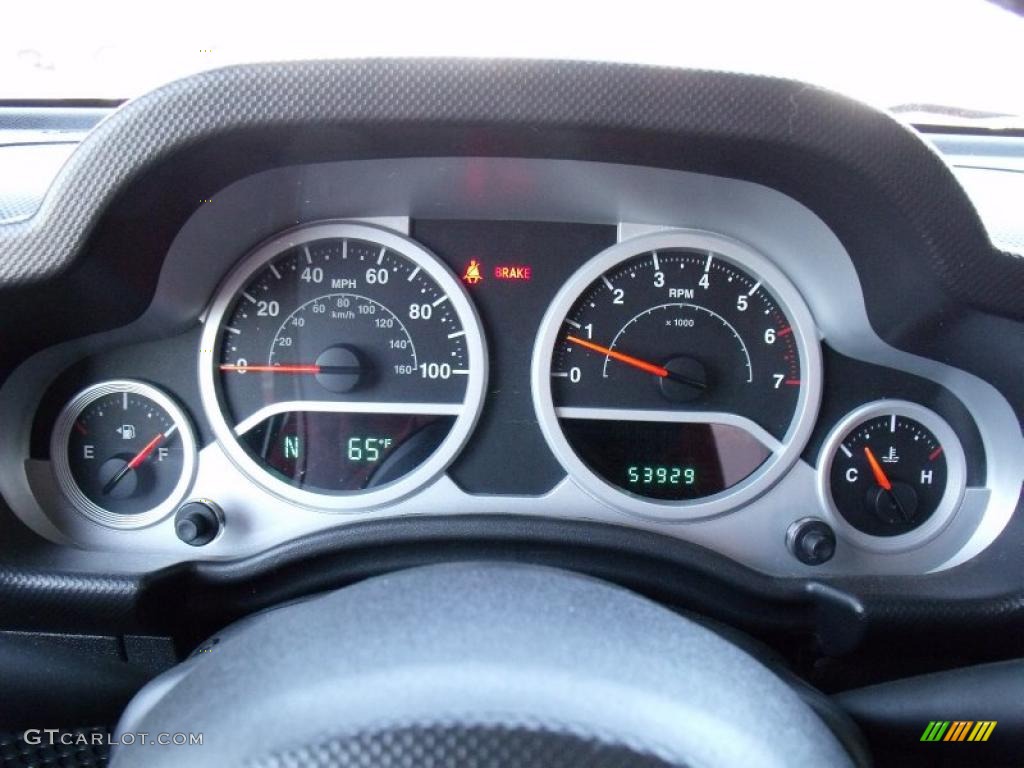 2008 Wrangler Unlimited Rubicon 4x4 - Red Rock Crystal Pearl / Dark Slate Gray/Med Slate Gray photo #20
