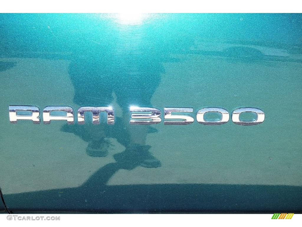 2003 Ram 3500 SLT Quad Cab 4x4 Dually - Timberline Green Pearl / Taupe photo #14