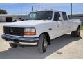 1996 Oxford White Ford F350 XL Crew Cab 4x4 Dually  photo #1