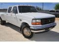1996 Oxford White Ford F350 XL Crew Cab 4x4 Dually  photo #9