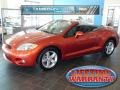 Sunset Orange Pearlescent 2008 Mitsubishi Eclipse Spyder GS
