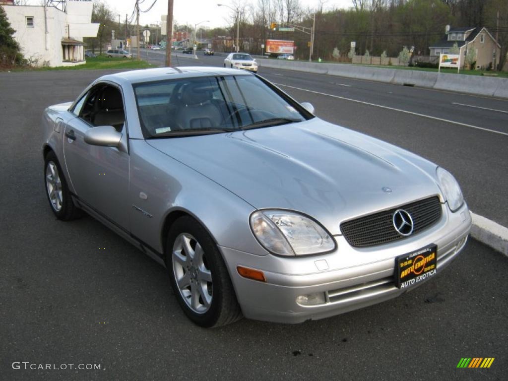 1998 SLK 230 Kompressor Roadster - Brilliant Silver Metallic / Charcoal photo #4