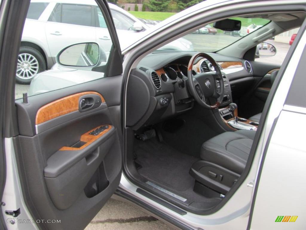 2010 Enclave CXL AWD - Quicksilver Metallic / Ebony/Ebony photo #7