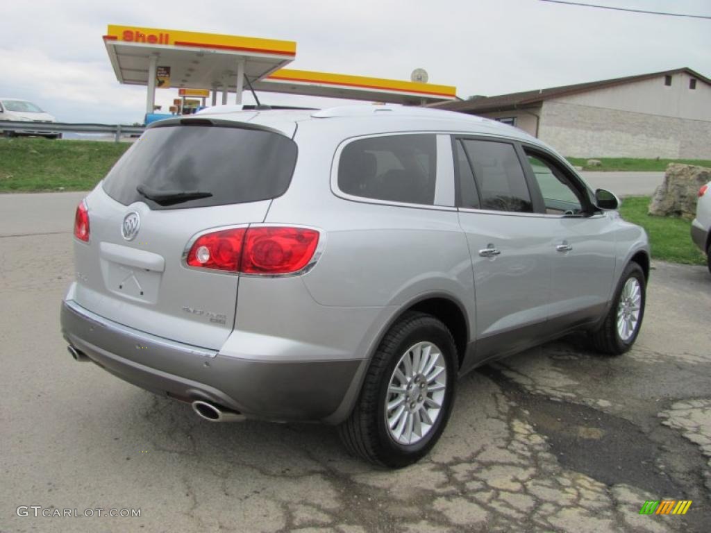 2010 Enclave CXL AWD - Quicksilver Metallic / Ebony/Ebony photo #11