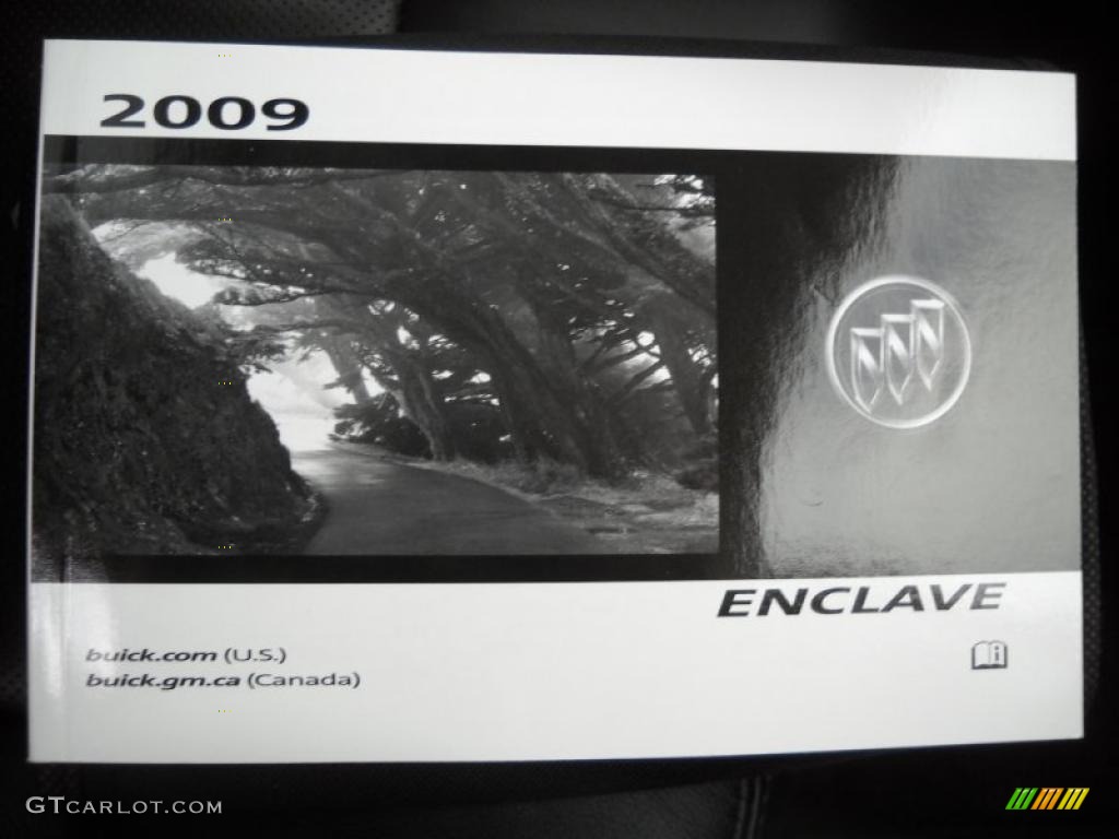 2009 Enclave CXL AWD - Cocoa Metallic / Ebony Black/Ebony photo #29