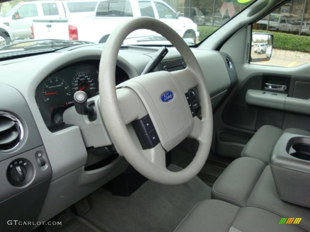 2005 F150 XLT SuperCab 4x4 - Silver Metallic / Medium Flint Grey photo #15