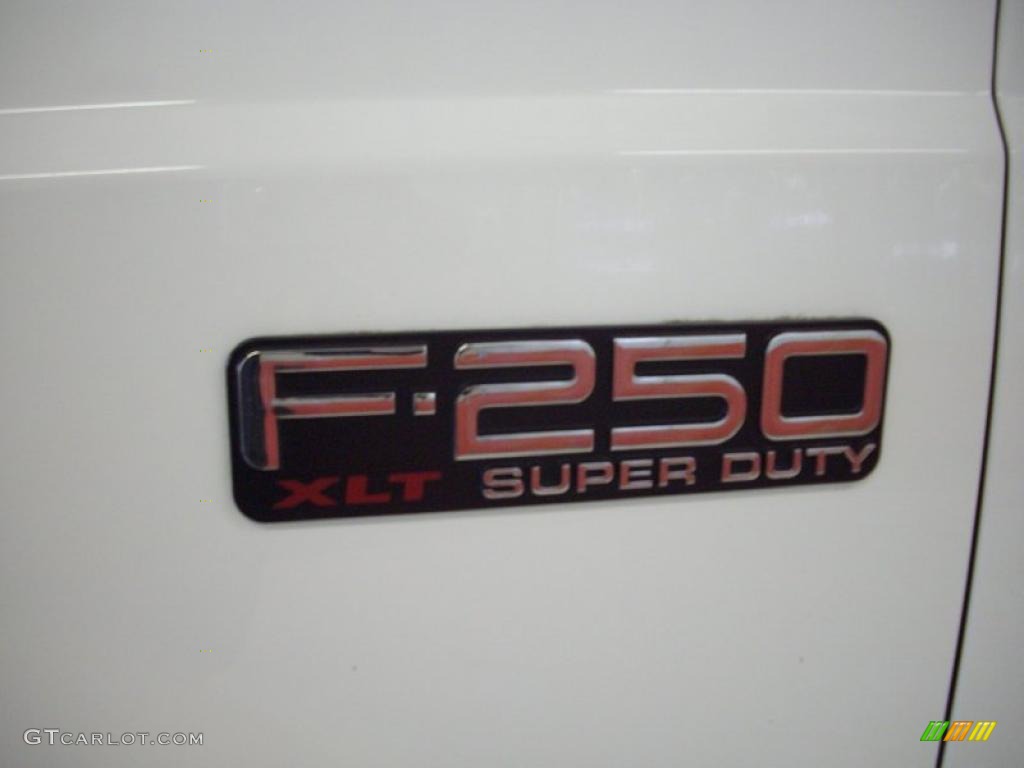 2004 F250 Super Duty XLT SuperCab 4x4 - Oxford White / Medium Flint photo #16