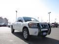 2009 Blizzard White Nissan Titan LE King Cab 4x4  photo #8