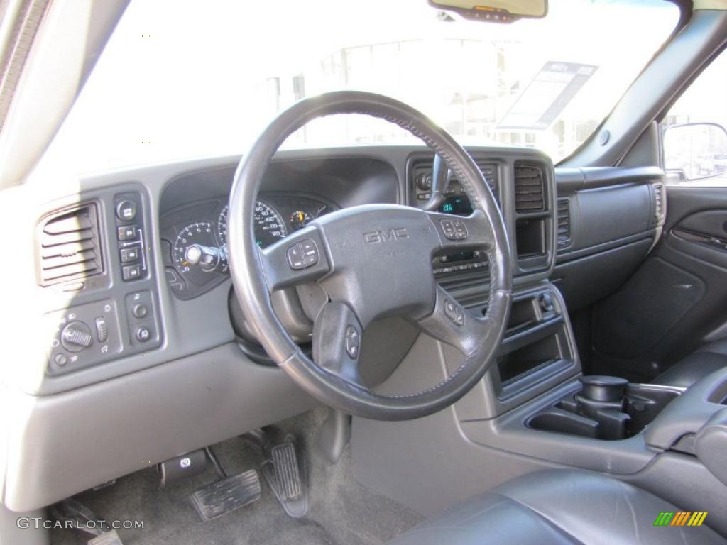 2005 Sierra 1500 SLT Crew Cab 4x4 - Summit White / Dark Pewter photo #6