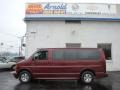 2002 Dark Carmine Red Metallic Chevrolet Express 1500 Passenger Van  photo #3