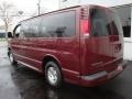 2002 Dark Carmine Red Metallic Chevrolet Express 1500 Passenger Van  photo #4