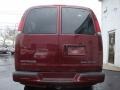 2002 Dark Carmine Red Metallic Chevrolet Express 1500 Passenger Van  photo #5