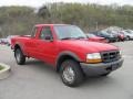 2000 Bright Red Ford Ranger XL SuperCab 4x4  photo #4