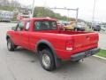 2000 Bright Red Ford Ranger XL SuperCab 4x4  photo #10